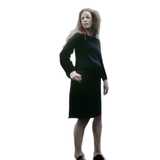 dress, staff, jacket, shoes transparent PNG cut-out