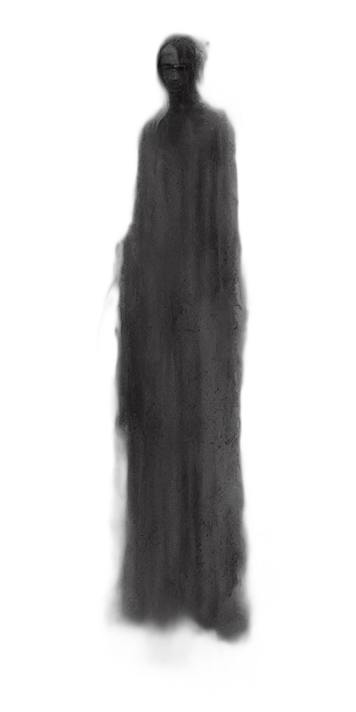 hair, staff, dress, sword transparent PNG cut-out