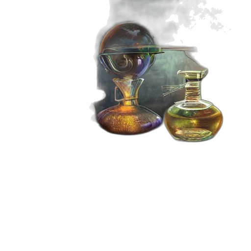 bottle, mask, crown, weapon, concept art, 3d render, photorealistic, fantasy art transparent PNG cut-out
