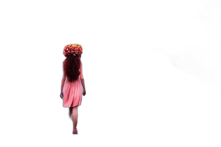 dress, hair, hat, crown, 3d render, concept art, photorealistic, pixel art transparent PNG cut-out