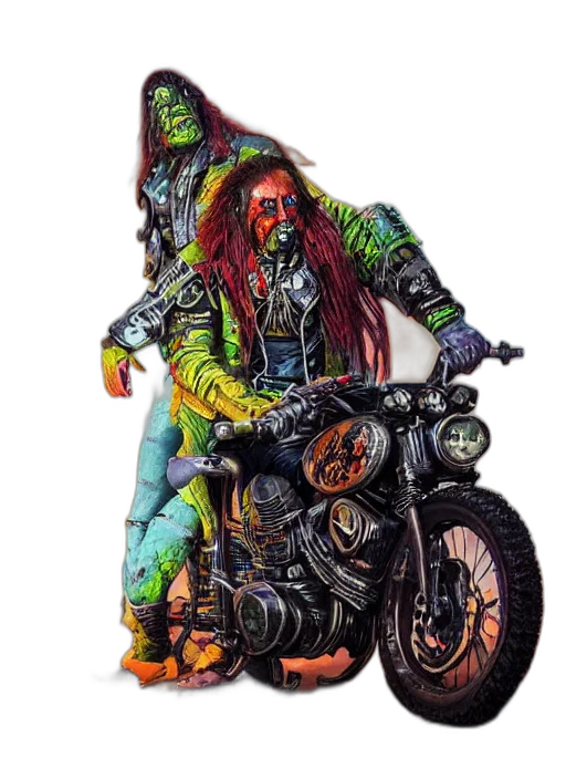 jacket, creature, concept art, comic book art transparent PNG cut-out