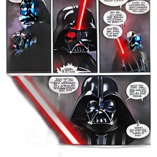 comic book art, concept art, darth, vader transparent PNG cut-out