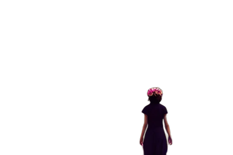 dress, crown, hat, creature, pixel art, 3d render, concept art, anime transparent PNG cut-out