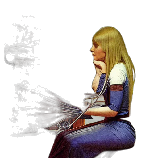 staff, sword, weapon, hair, concept art, fantasy art, comic book art, photorealistic transparent PNG cut-out