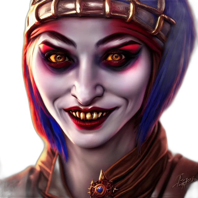face, mask, fantasy art, concept art, photorealistic, comic book art, female, jester transparent PNG cut-out