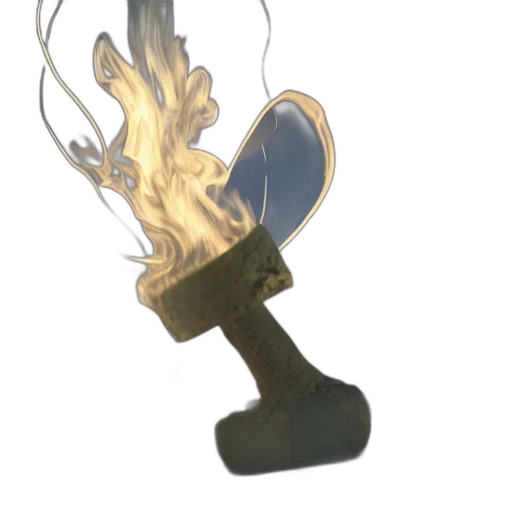 crown, mask, hair, staff transparent PNG cut-out