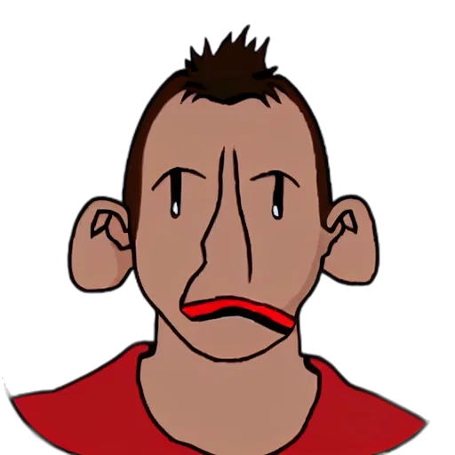 face, staff, cartoon, photorealistic, concept art, 3d render, prisoner, has transparent PNG cut-out
