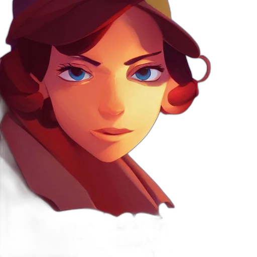 face, crown, hat, staff transparent PNG cut-out
