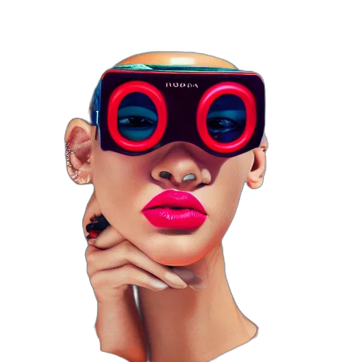 mask, robot, face, jewelry, cyberpunk, 3d render, photorealistic, concept art transparent PNG cut-out