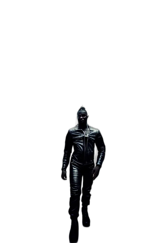 mask, jacket, robot, creature transparent PNG cut-out