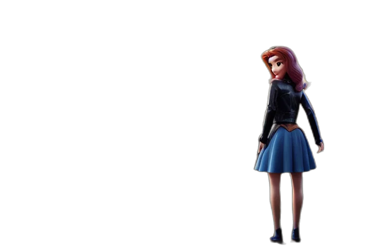 dress, jacket, staff, 3d render, concept art, cartoon, comic book art, outer space transparent PNG cut-out
