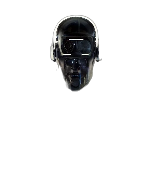 robot, mask, face, creature, cyberpunk, 3d render, concept art, photorealistic transparent PNG cut-out