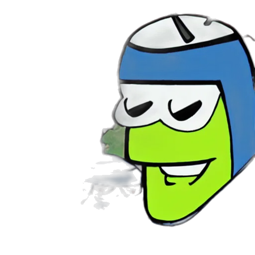 mask, face, robot, hat, cartoon, concept art, comic book art, 3d render transparent PNG cut-out