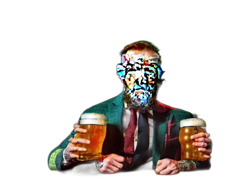 robot, face, mask, jacket transparent PNG cut-out