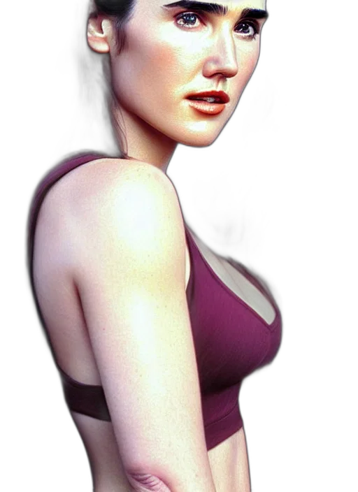 dress, face, staff, jewelry transparent PNG cut-out