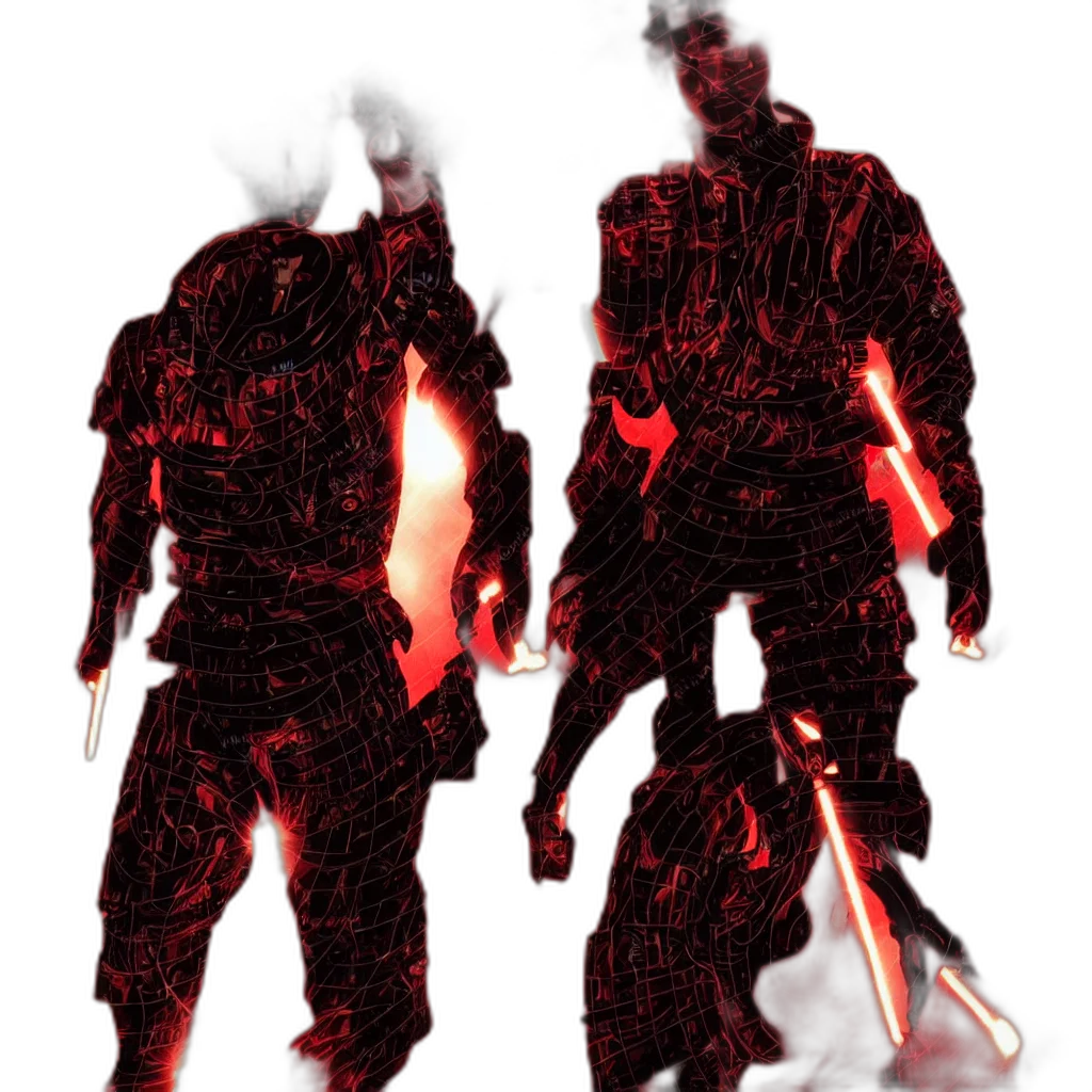 jacket, mask, robot, creature transparent PNG cut-out