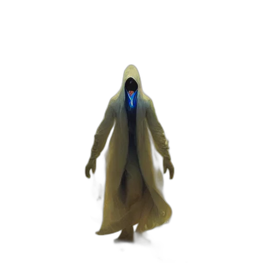 creature, jacket, staff, mask, 3d render, concept art, fantasy art, cyberpunk transparent PNG cut-out
