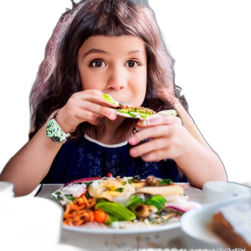food, photorealistic, photography, girl transparent PNG cut-out