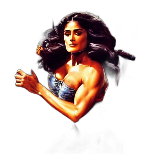 hair, dress, fantasy art, comic book art transparent PNG cut-out
