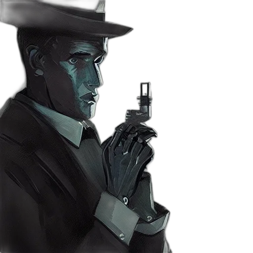 hat, weapon, robot, bottle transparent PNG cut-out