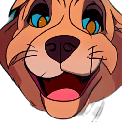 staff, animal, face, cartoon transparent PNG cut-out