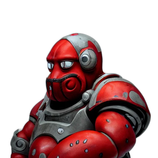 robot, mask, face, concept art transparent PNG cut-out