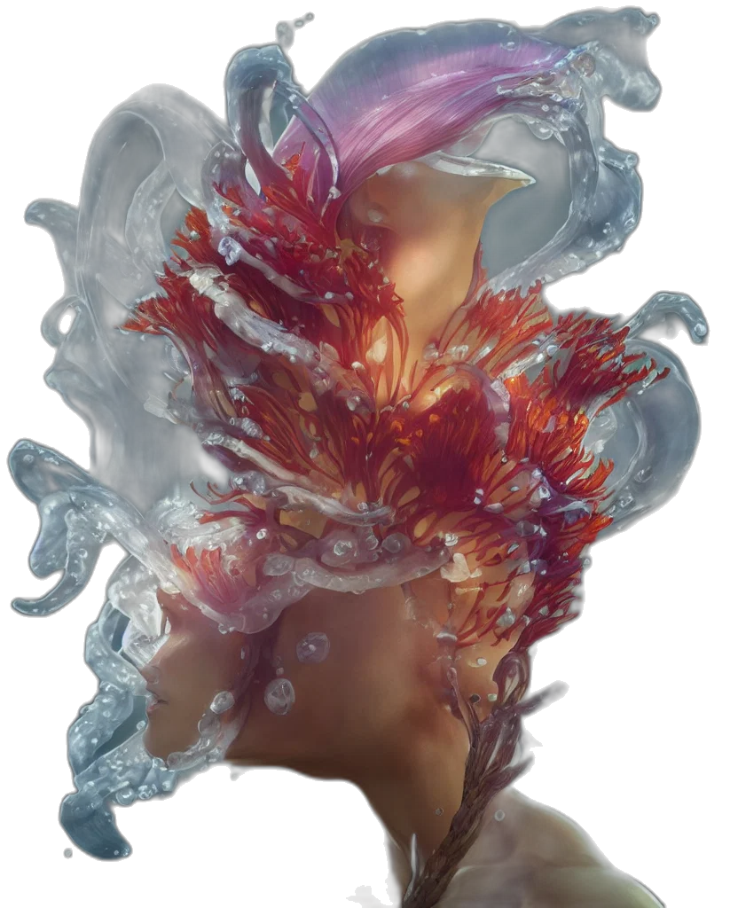 mask, crown, creature, hair transparent PNG cut-out