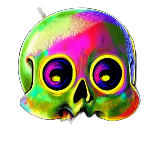 mask, face, jewelry, hat, vaporwave, 3d render, concept art, fantasy art transparent PNG cut-out