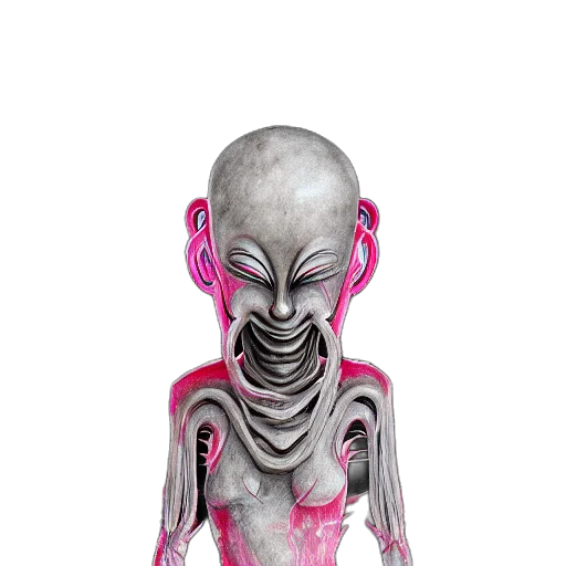 creature, mask, robot, face transparent PNG cut-out