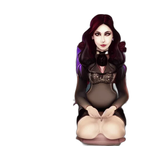 dress, fantasy art, concept art, pixel art transparent PNG cut-out