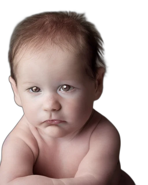 face, photorealistic, 3d render, oil painting transparent PNG cut-out