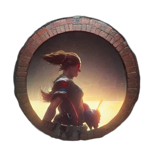 hat, crown, face, sword, concept art, fantasy art, 3d render, pixel art transparent PNG cut-out