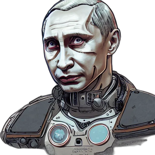 robot, face, mask, weapon transparent PNG cut-out