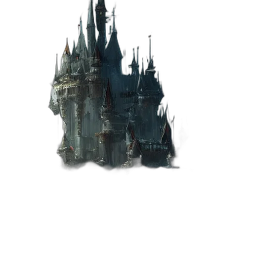 crown, building, staff, concept art transparent PNG cut-out