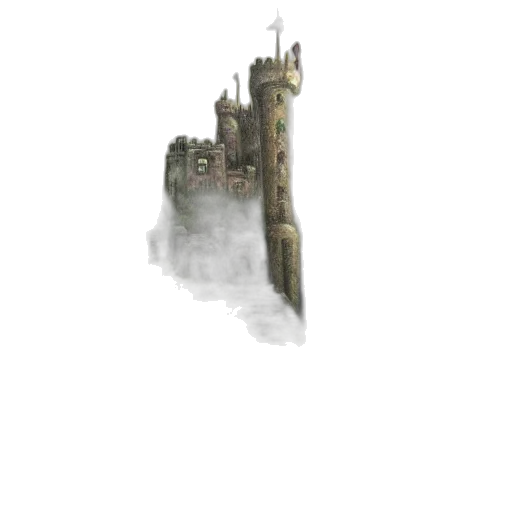 crown, dragon, sword, building, concept art, fantasy art, watercolor, pixel art transparent PNG cut-out