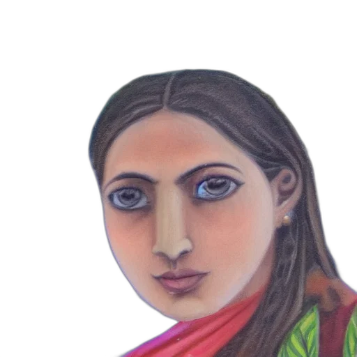 face, jewelry, mask, staff, pencil sketch, oil painting, photorealistic, cartoon transparent PNG cut-out