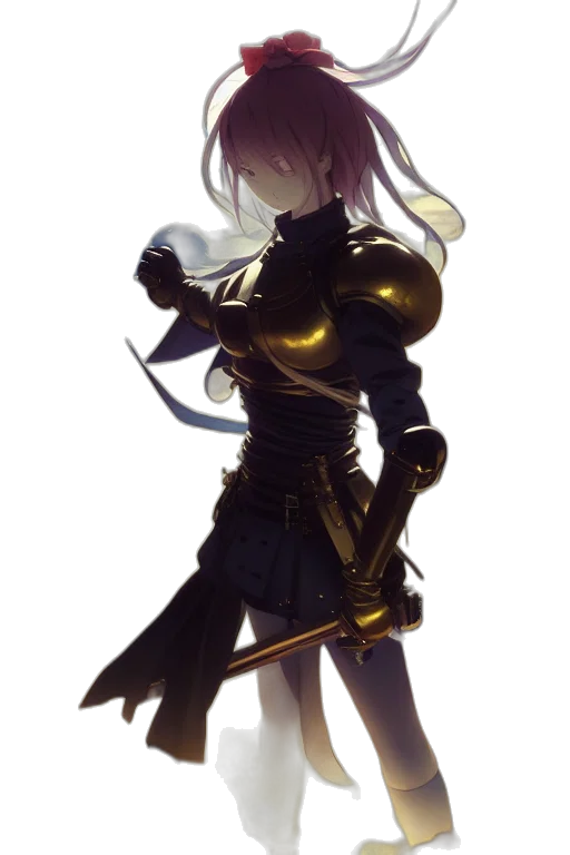 sword, weapon, staff, dress transparent PNG cut-out
