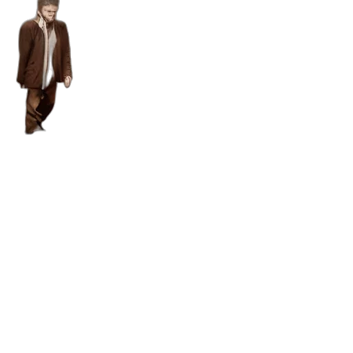 jacket, shoes, robot, staff transparent PNG cut-out