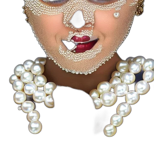 jewelry, mask, face, crown, 3d render, photorealistic, cartoon, beautiful transparent PNG cut-out