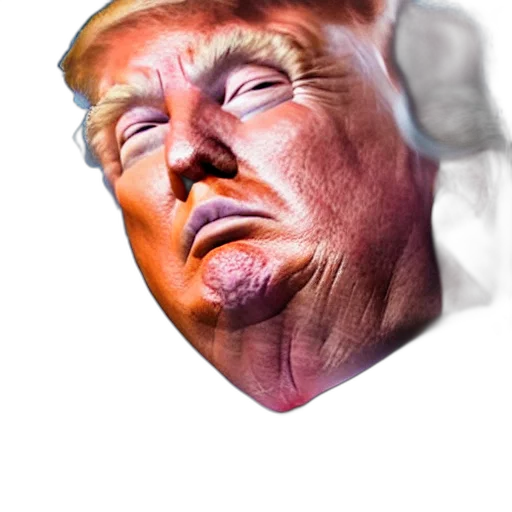 mask, face, hat, crown, photorealistic, 3d render, vaporwave, concept art transparent PNG cut-out