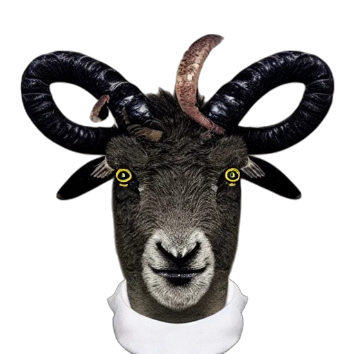 animal, hat, mask, staff, 3d render, photorealistic, concept art, portrait transparent PNG cut-out