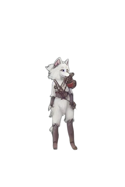 staff, animal, weapon, creature, concept art, pixel art, fantasy art, watercolor transparent PNG cut-out