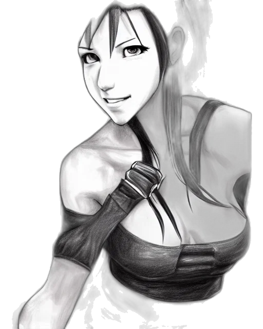 pencil sketch, fantasy art, concept art, comic book art transparent PNG cut-out