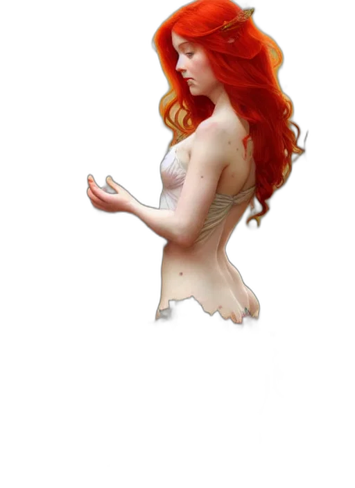 dress, jewelry, hair, concept art, fantasy art, photorealistic, pixel art, fire transparent PNG cut-out