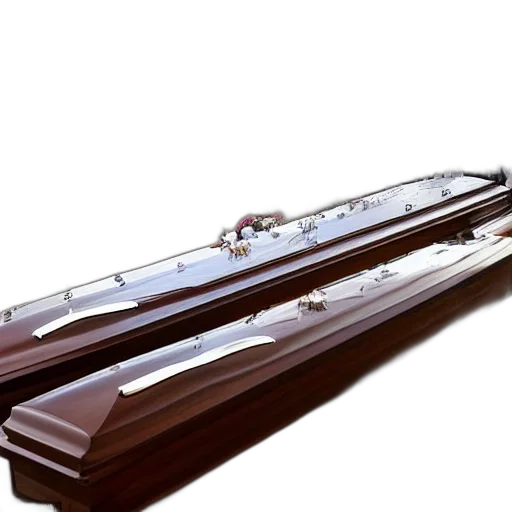 weapon, furniture, staff, sword, 3d render, photorealistic, funeral, coffin transparent PNG cut-out