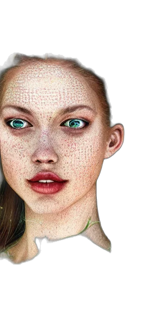 face, mask, jewelry, photorealistic, 3d render, concept art, fantasy art, fit transparent PNG cut-out