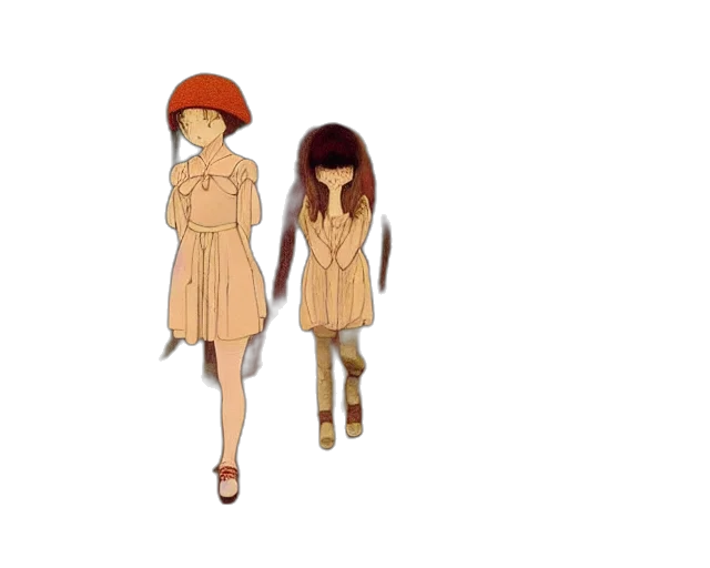 dress, hat, 3d render, anime transparent PNG cut-out
