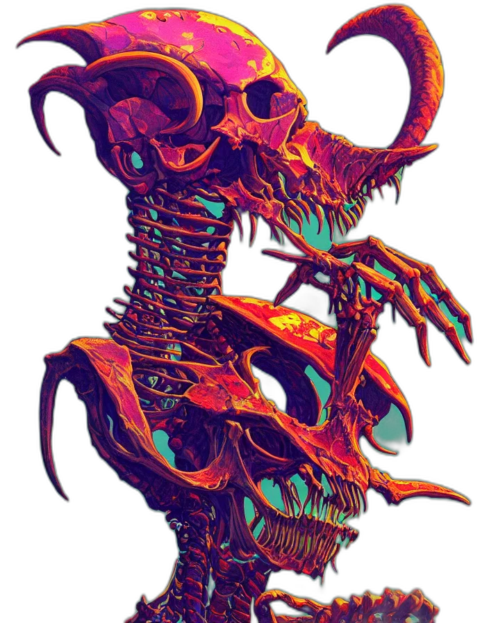 dragon, creature, mask, robot transparent PNG cut-out