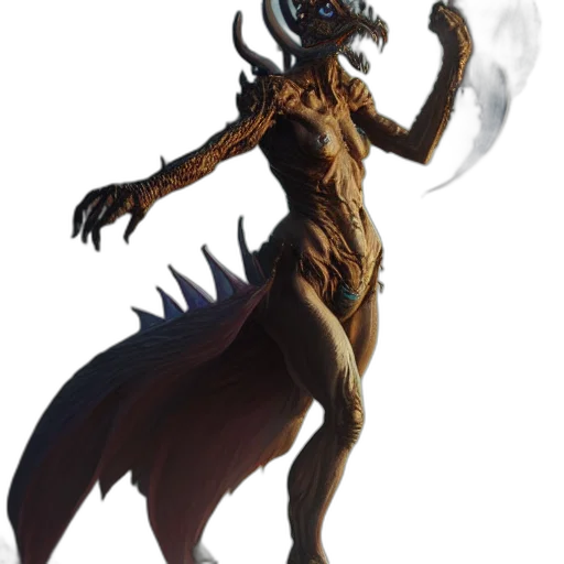 dragon, creature, staff, animal, concept art, fantasy art, 3d render, fantasy transparent PNG cut-out