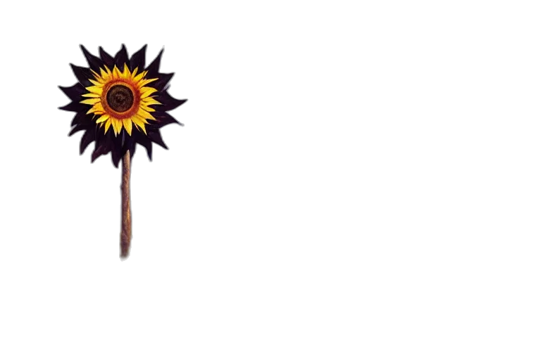 flower, staff, crown, umbrella, 3d render, concept art, fantasy art, photorealistic transparent PNG cut-out